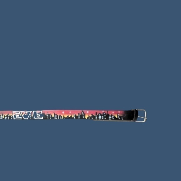 ?genuine Leather Airbrushed Belt. main image 14